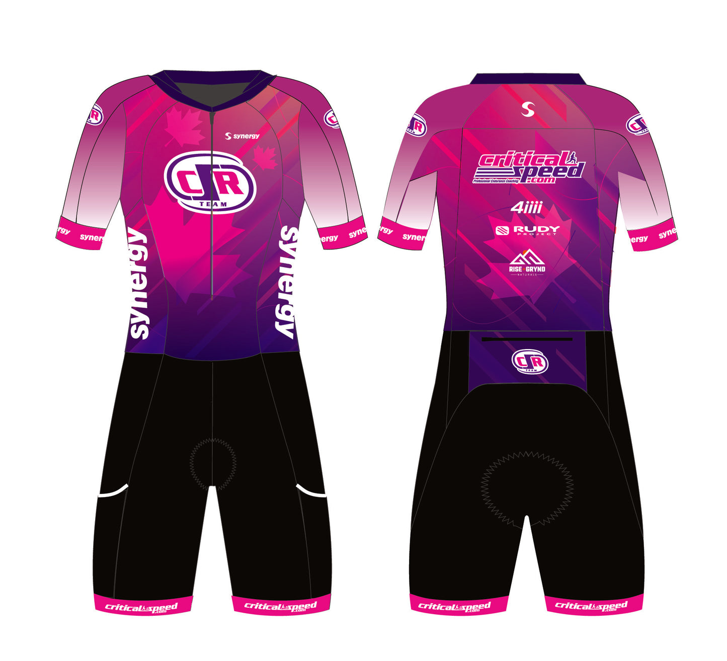 Critical Speed Women's Elite Short Sleeve Tri Suit