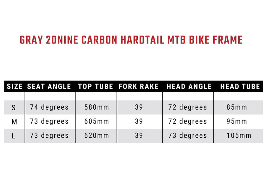 MTB 20Nine Hardtail Frame set- Medium