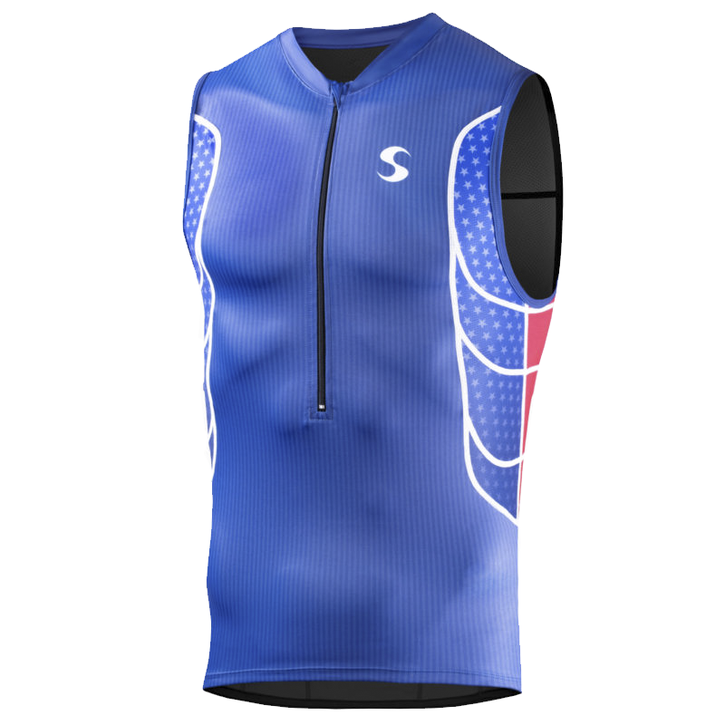 Men's Elite Tri Singlet - Limited Edition USA – Synergy Wetsuits