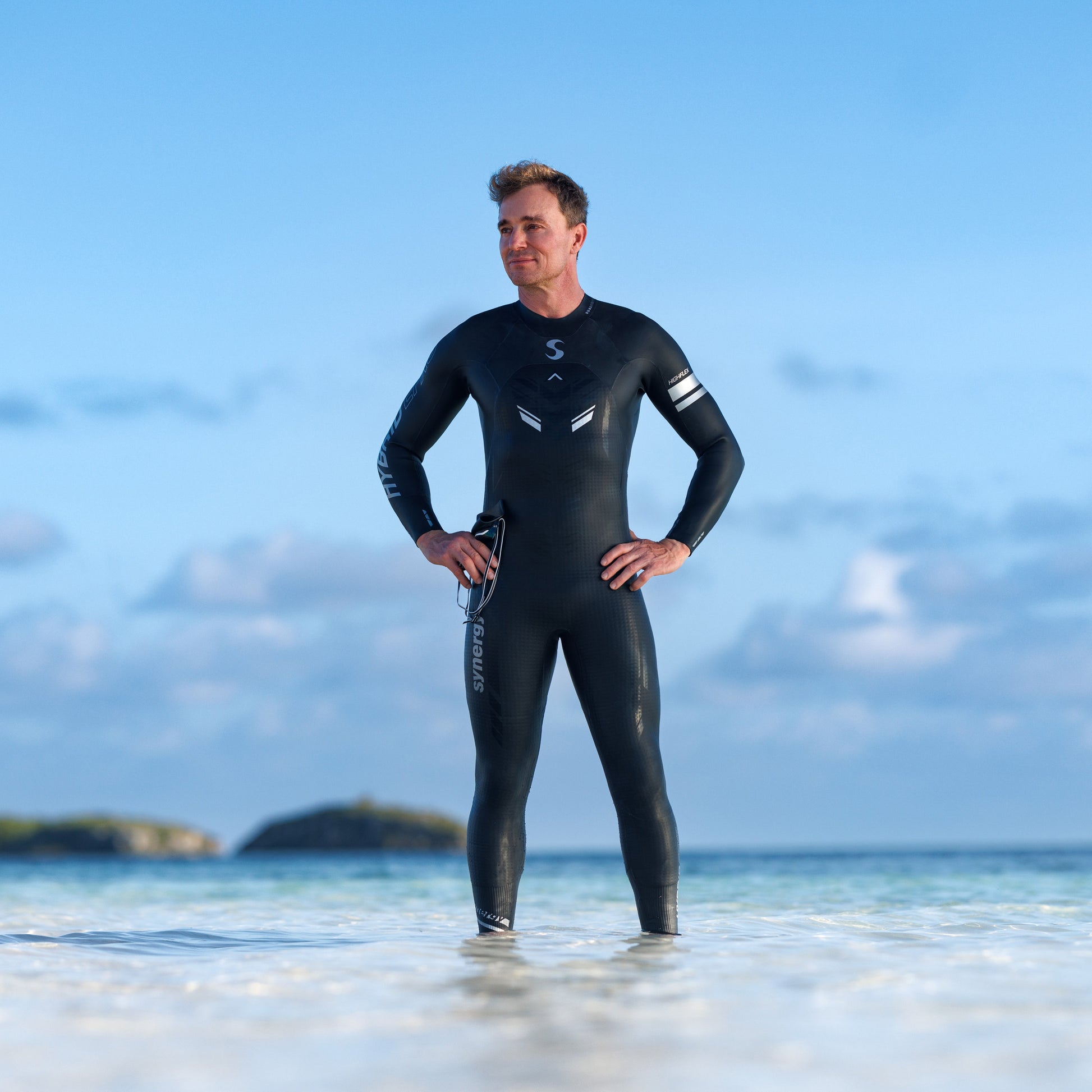 2024 Men’s Hybrid EFX3 Fullsleeve Triathlon Wetsuit Demo B