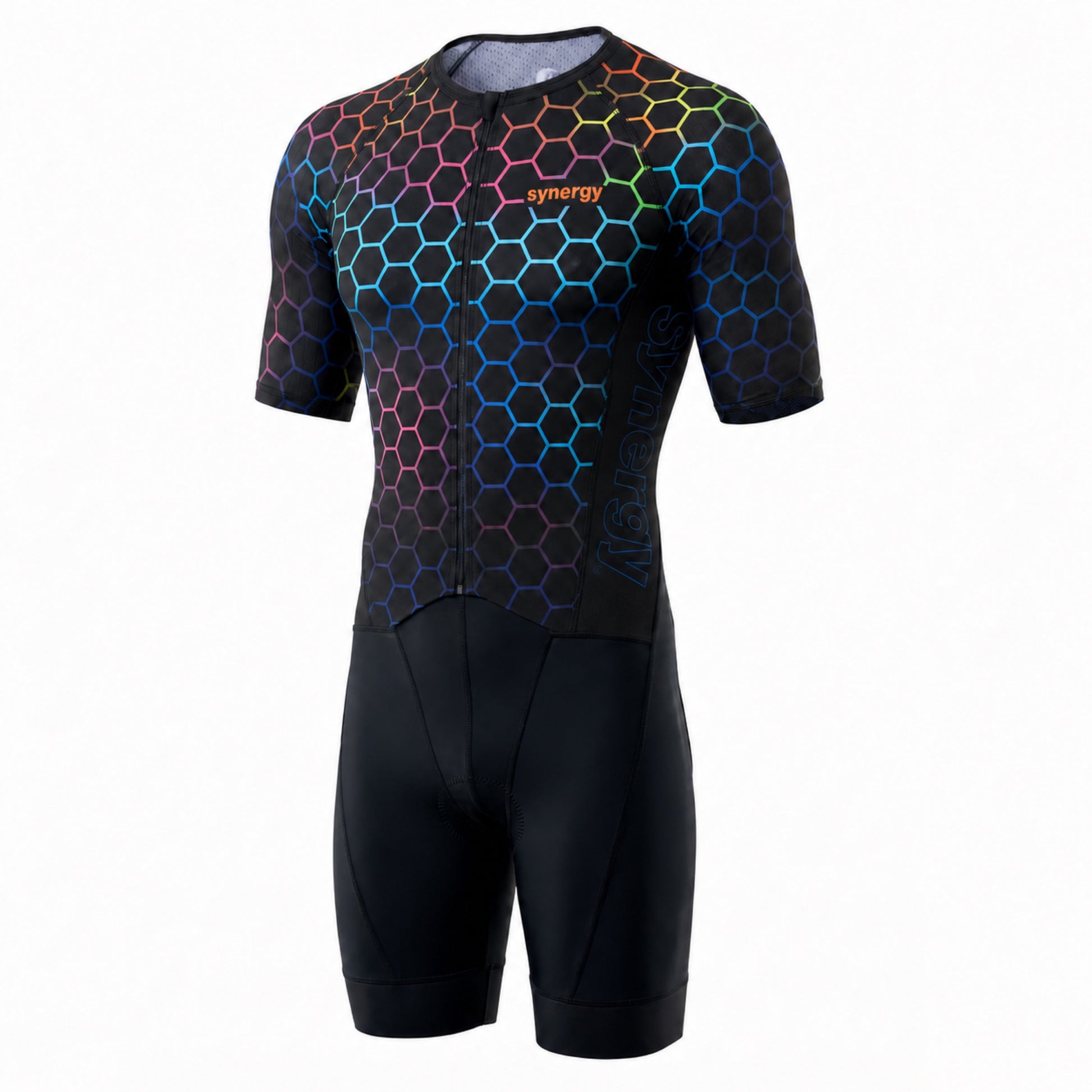 Men's Pro 3.0 Short Sleeve Tri Suit - Fusion - Kinetic Hive - Front