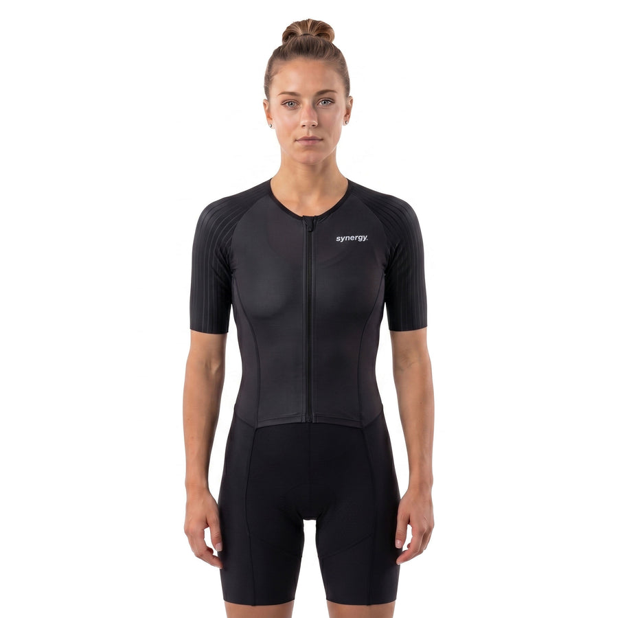 Women's Race Short Sleeve Tri Suit