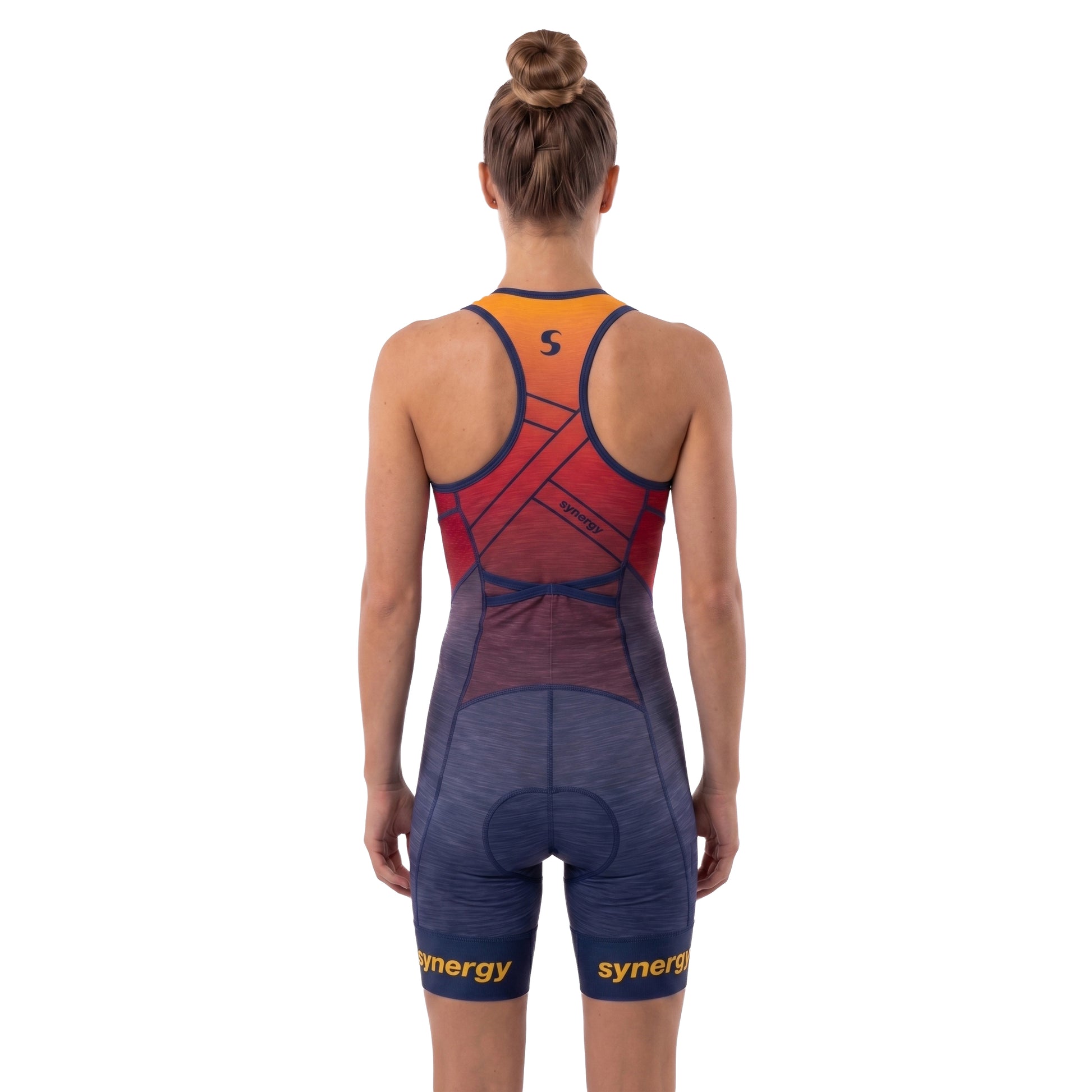 Women's Pro Sleeveless Racerback Tri Suit - Flame Lily 02