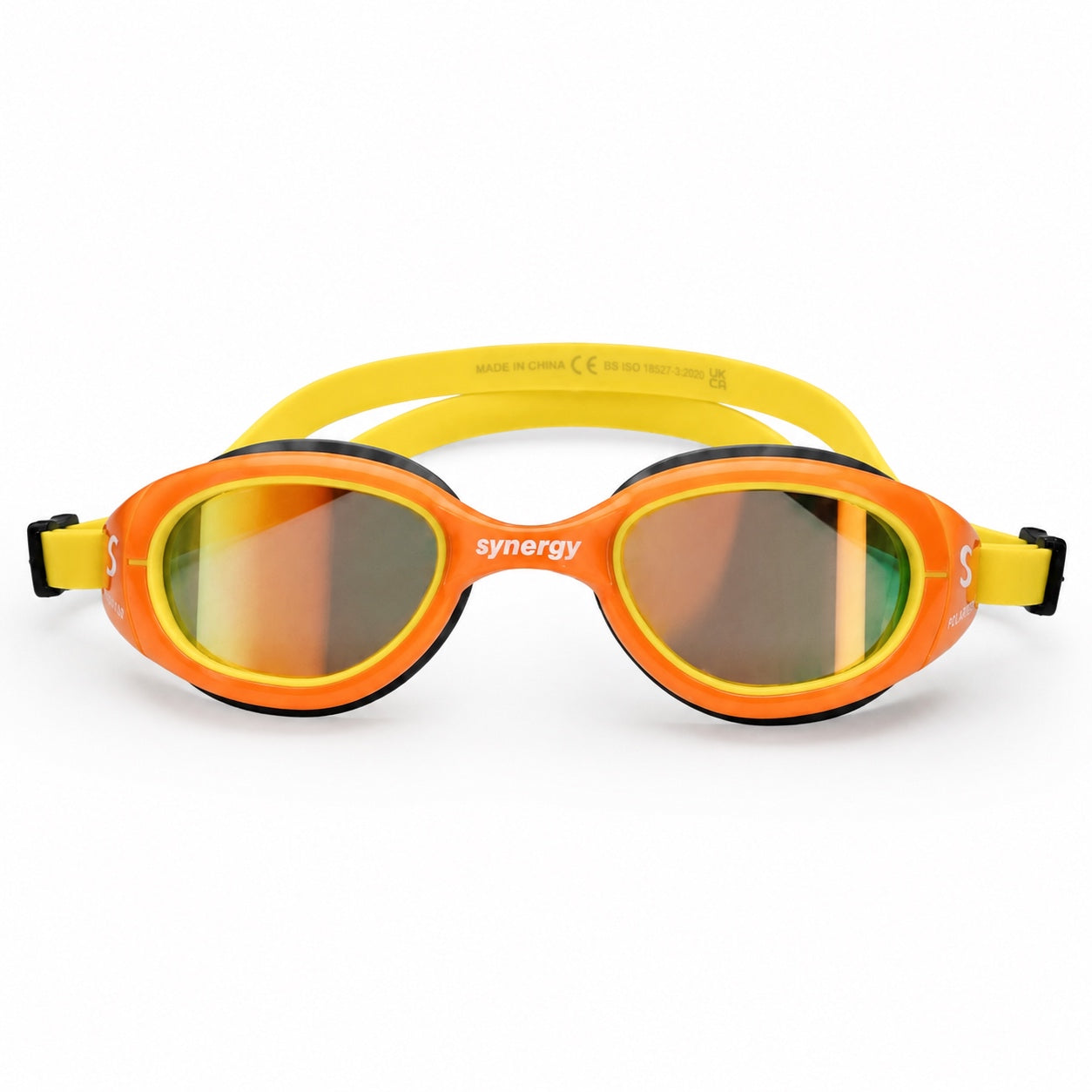 Trisight Silicone Goggles - Silicone Yellow / Orange Mirrored