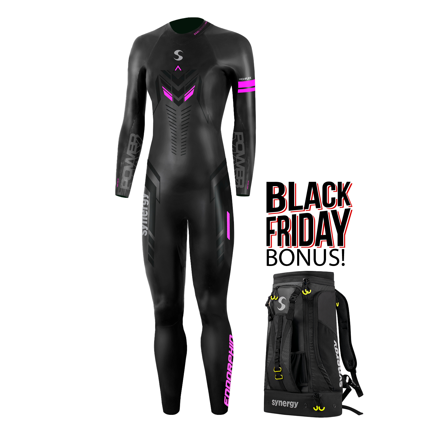 Black Friday Bundle - Women's Endorphin Fullsleeve Triathlon Wetsuit + Bonus Bag