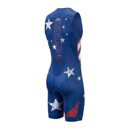Men's Elite Sleeveless Tri Suit -Tactical Valor
