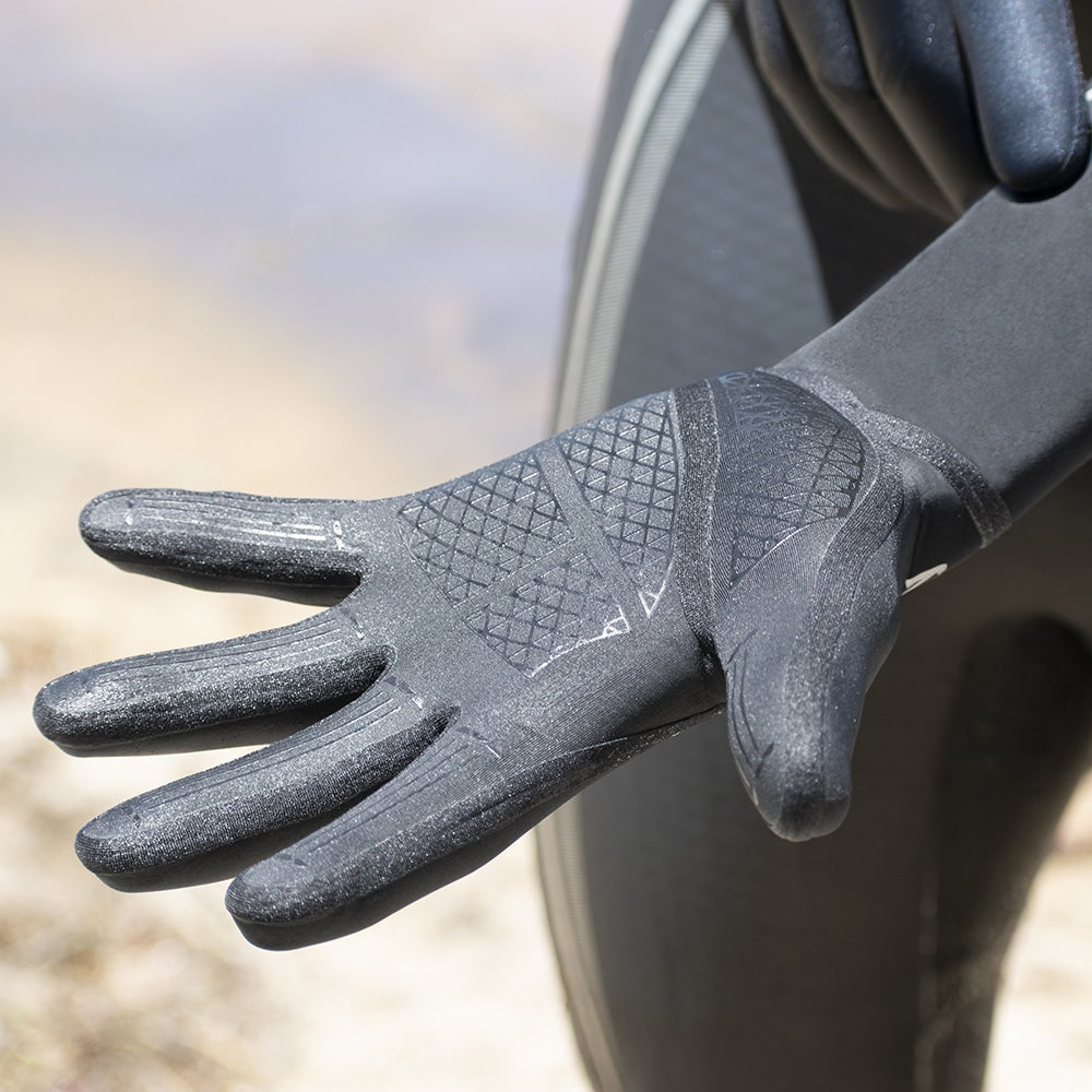 2 Seam Gloves Fishing Gloves Neoprene Fleece Waterproof Warm Full Finger  Gloves