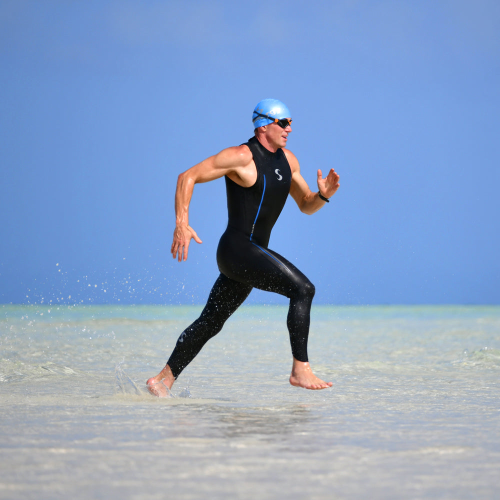 2021 Men's Endorphin Sleeveless Triathlon Wetsuit Synergy Wetsuits