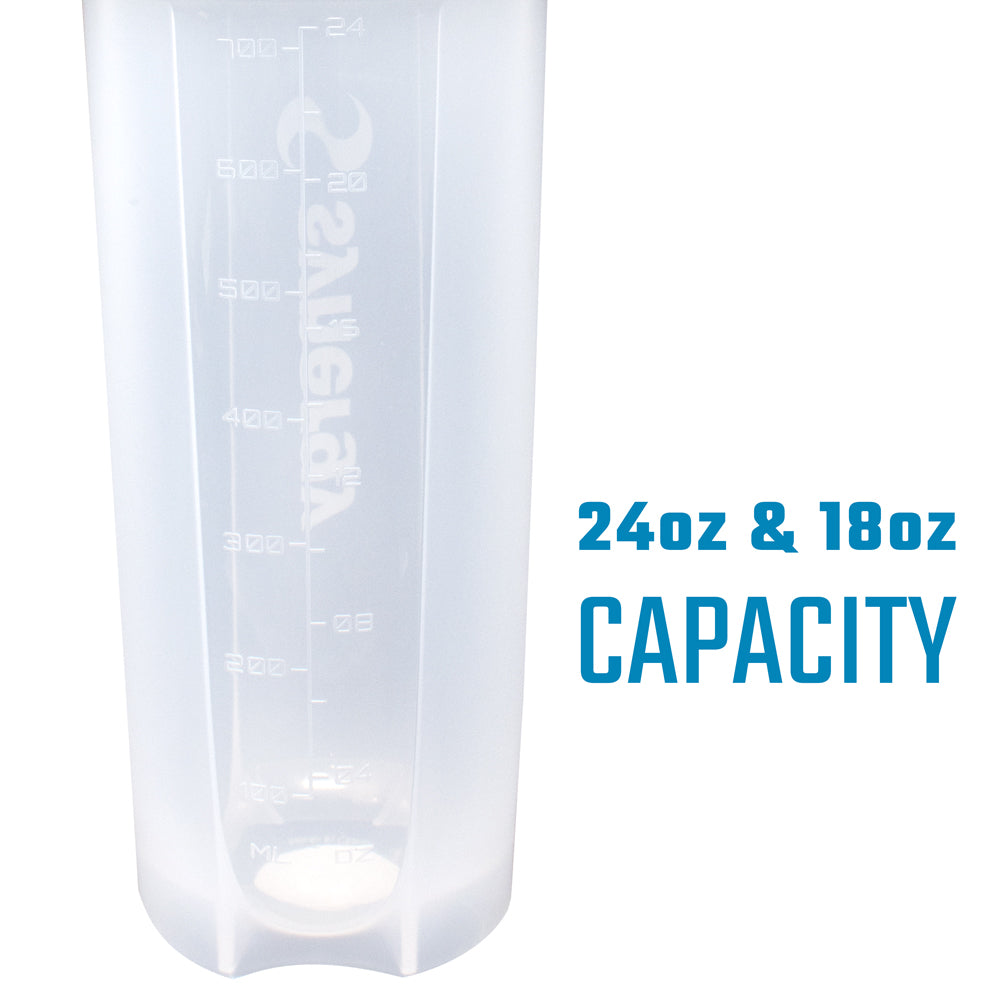 Stayfit 3-Pack Protein Shaker Bottles - 24 Oz Leak-Proof, BPA Free, With Mixing Ball - Perfect For Gym, Preworkout & More