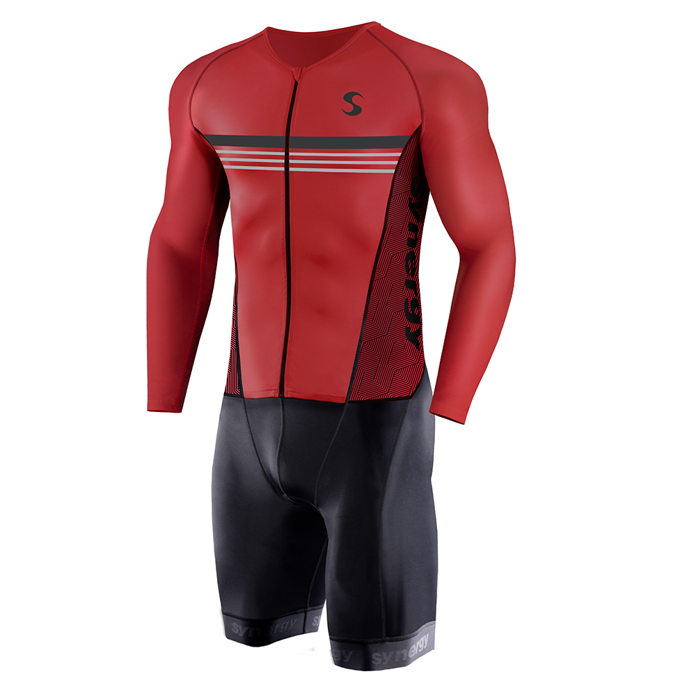 Men's Pro Thermal Long Sleeve Cycling Skinsuit - Final Sale