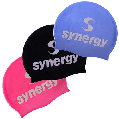 Silicone Swim Cap (3 Pack)