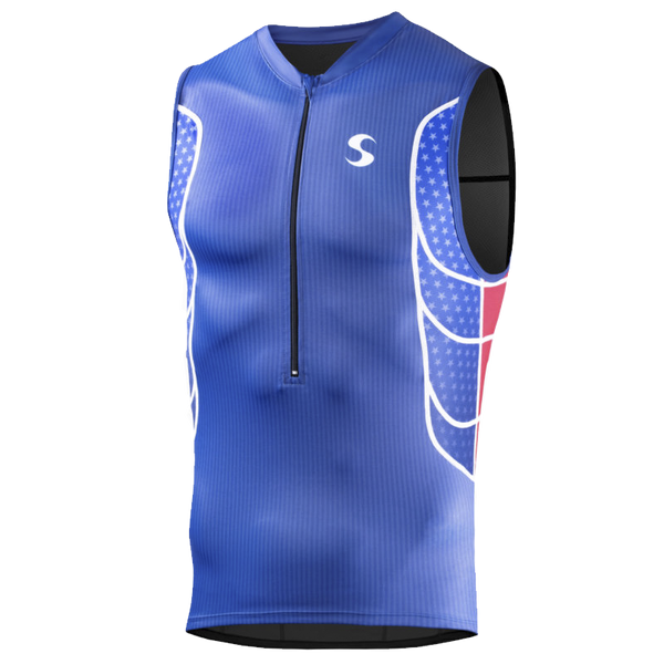 Men's Elite Tri Singlet - Limited Edition USA – Synergy Wetsuits