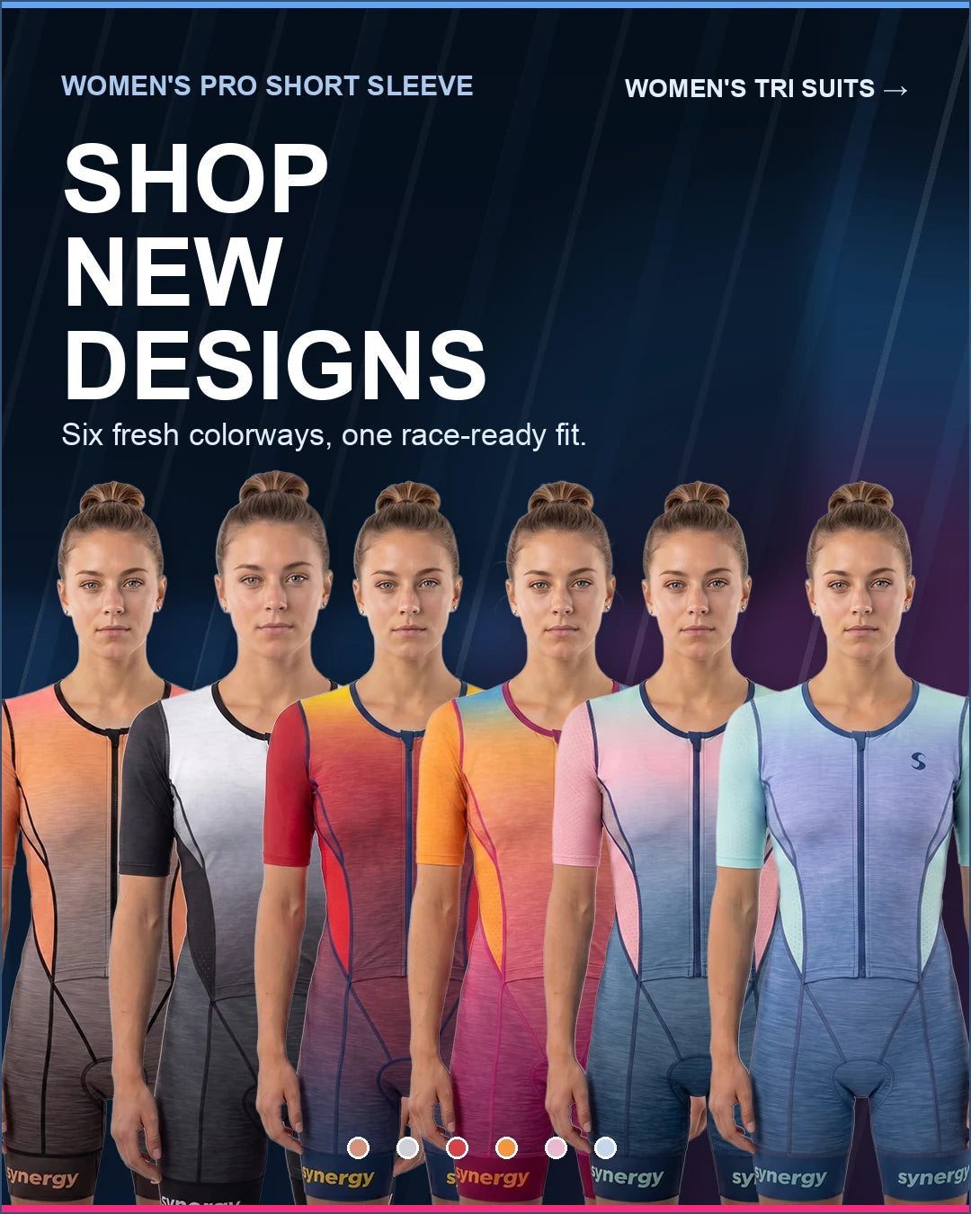 Shop new women's trisuit designs